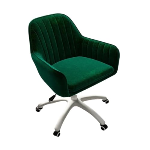 WSSDMFF BüRostüHle Praktischer Bürostuhl, Bequemer Sitzender Computerstuhl, Heimkonferenzstuhl, Rückenlehne, Arbeitsliftstuhl BüRostuhl (Color : Green, Size : A)