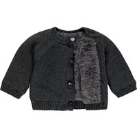 Noppies Unisex Baby U Cardigan Knit ls Dani Strickjacke, Grau (Dark Grey Melange C238), 62