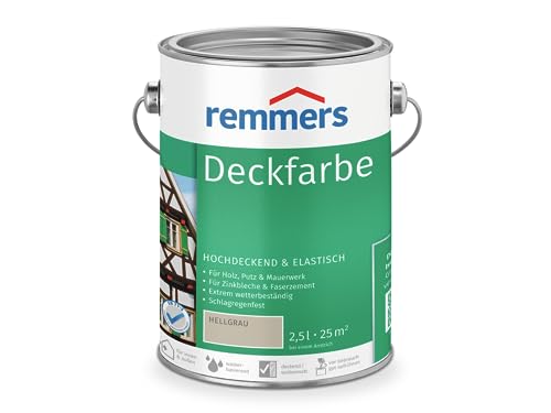 Remmers Deckfarbe (2,5 l, hellgrau)