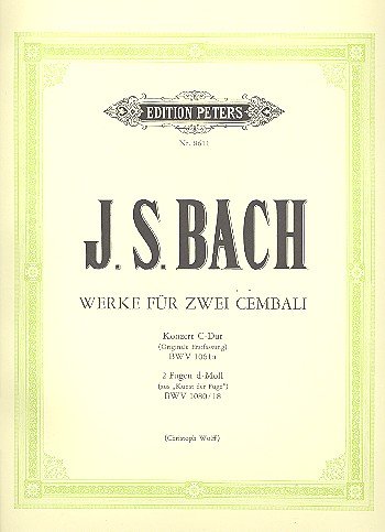 Werke für 2 Cembali BWV1061a und BWV1080/18: Partitur