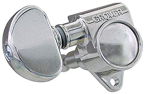 Grover Original Rotomatics 102 Series Machinehead Tuners (Nickel/Chrome)3+3 Nickel