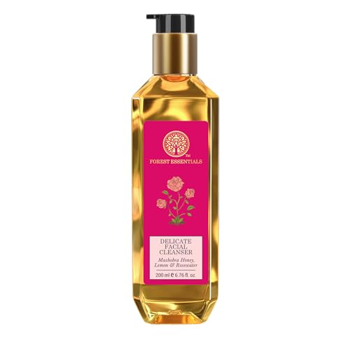 Forest Essentials Delicate Facial Cleanser - Mashobra Honey, Lemon & Rosewater 200ml by Forest Essentials