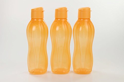 TUPPERWARE To Go Eco 750 ml orange (3) Trinkflasche Klipverschluss Eco