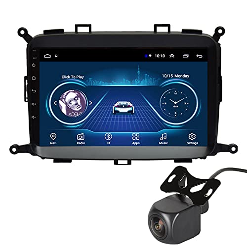 GLXQIJ Android 10.0 Autoradio Für Kia Carens 2012-2017 GPS-Navigation 9-Zoll-Headunit Touchscreen Multimedia-Player Radio-Videoempfänger Mit WiFi DSP FM SWC WiFi Mit Rückfahrkamera,2+32G