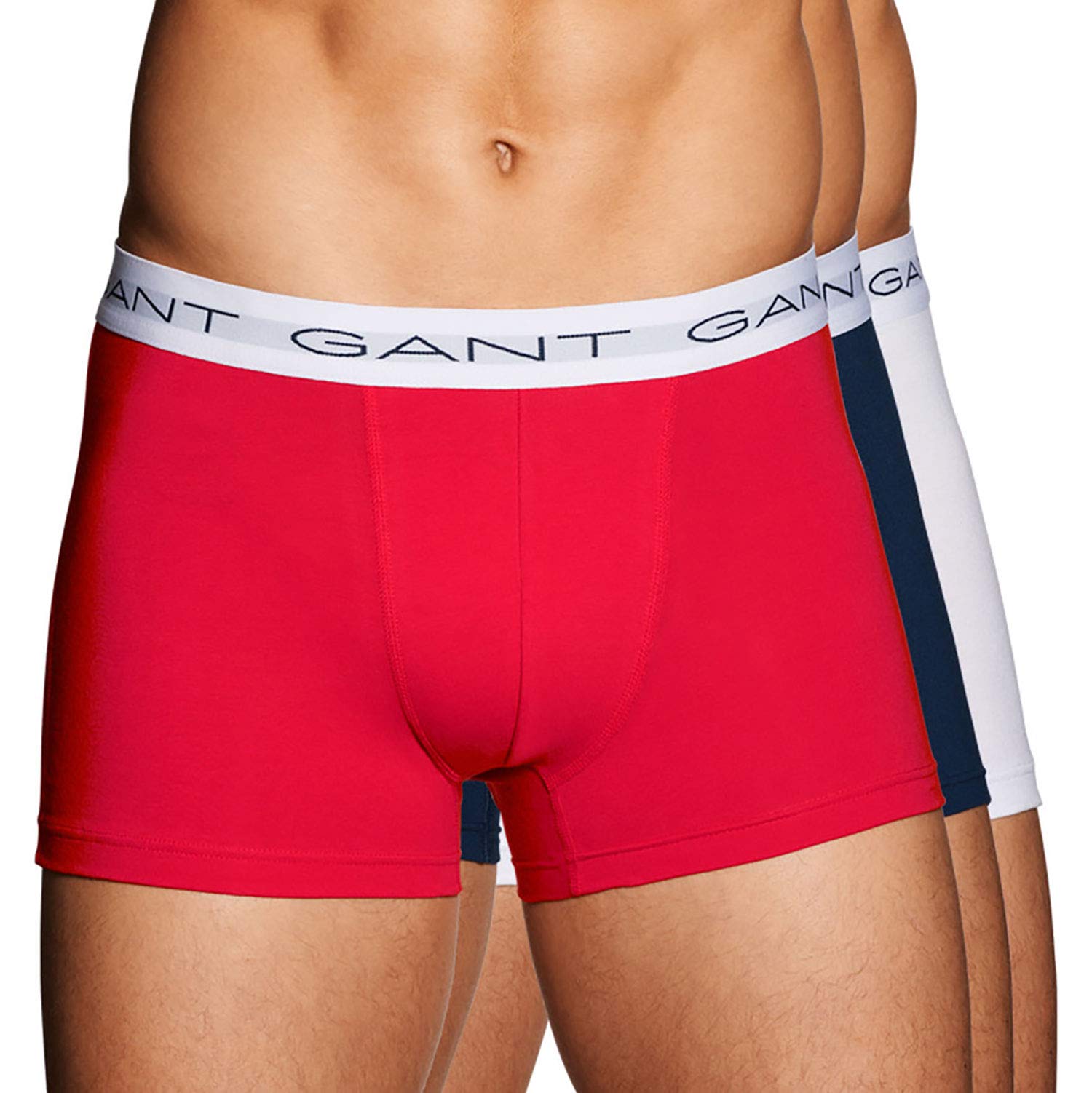 GANT Herren ESSENTIAL 3-PACK TRUNK BOXER, Mehrfarbig (Multicolor 105), XX-Large