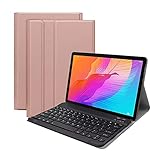 Lobwerk 2in1 Bluetooth Tastatur und Cover für Huawei Honor 6 T10/T10S Matepad Case Schutz Hülle