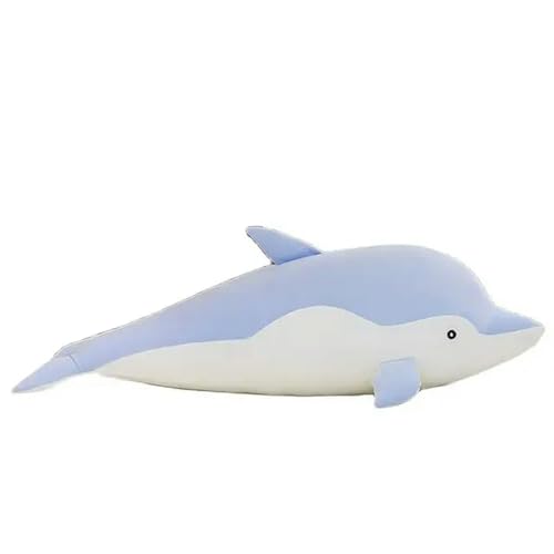 SldJa Große Größe Kawaii Delfin Plüsch Spielzeug niedlich Plüsch weiches Tier Kissen Puppe Mädchen Schlafmatte Geschenk Geburtstag 110CM 3