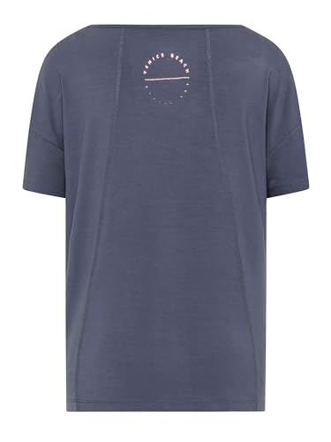 Venice Beach Sport-T-Shirt für Damen mit weiter Schnittform und Rundhalsausschnitt DEVYANI L, Blue Smoke