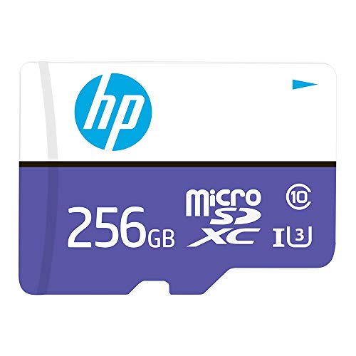 HP mx330 Class 10 U3 microSDXC Flash-Speicherkarte (Lesegeschwindigkeit bis zu 100 MB/s) 256GB