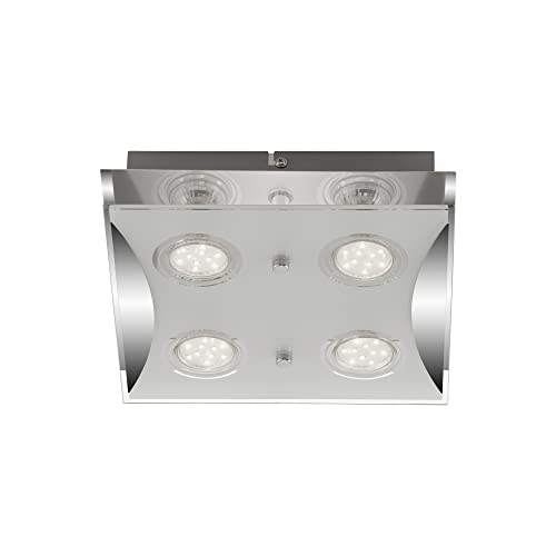 Briloner LED-Deckenleuchte eckig 25 cm x 25 cm EEK: A+