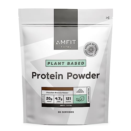 Amfit Nutrition Pflanzliches Proteinpulver, Schoko-Brownie, 900g
