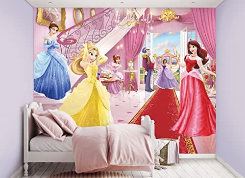 Walltastic Fairy Princess Tapete, FSC-Papier, mehrfarbig, 2,4 m hoch x 3 m breit, 1 Größe