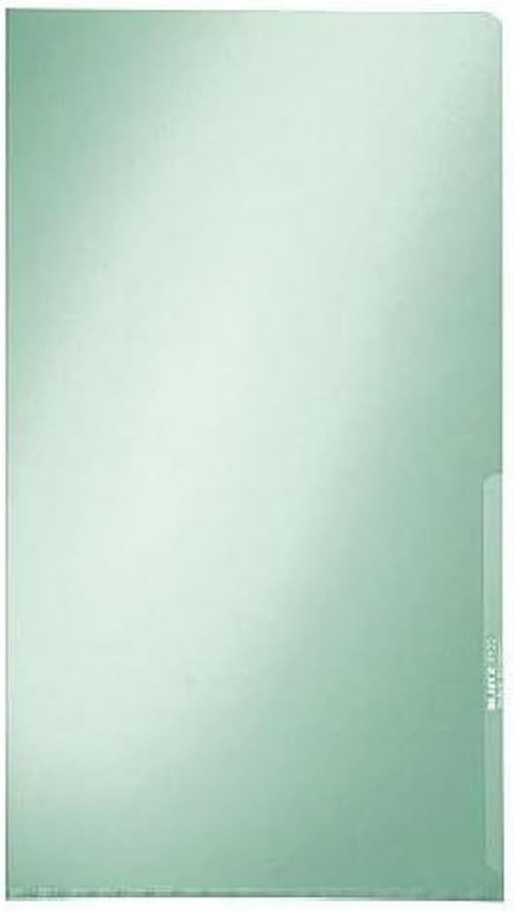 Leitz 4100-00-55 Sichthülle Premium, A4, PVC, dokumentenecht, grün
