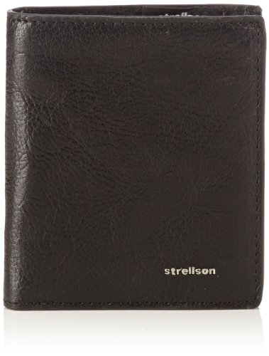 Strellson Jefferson BillFold Q6 4010001302 Herren Geldbörsen 9x11x1 cm (B x H x T), Schwarz (black 900)