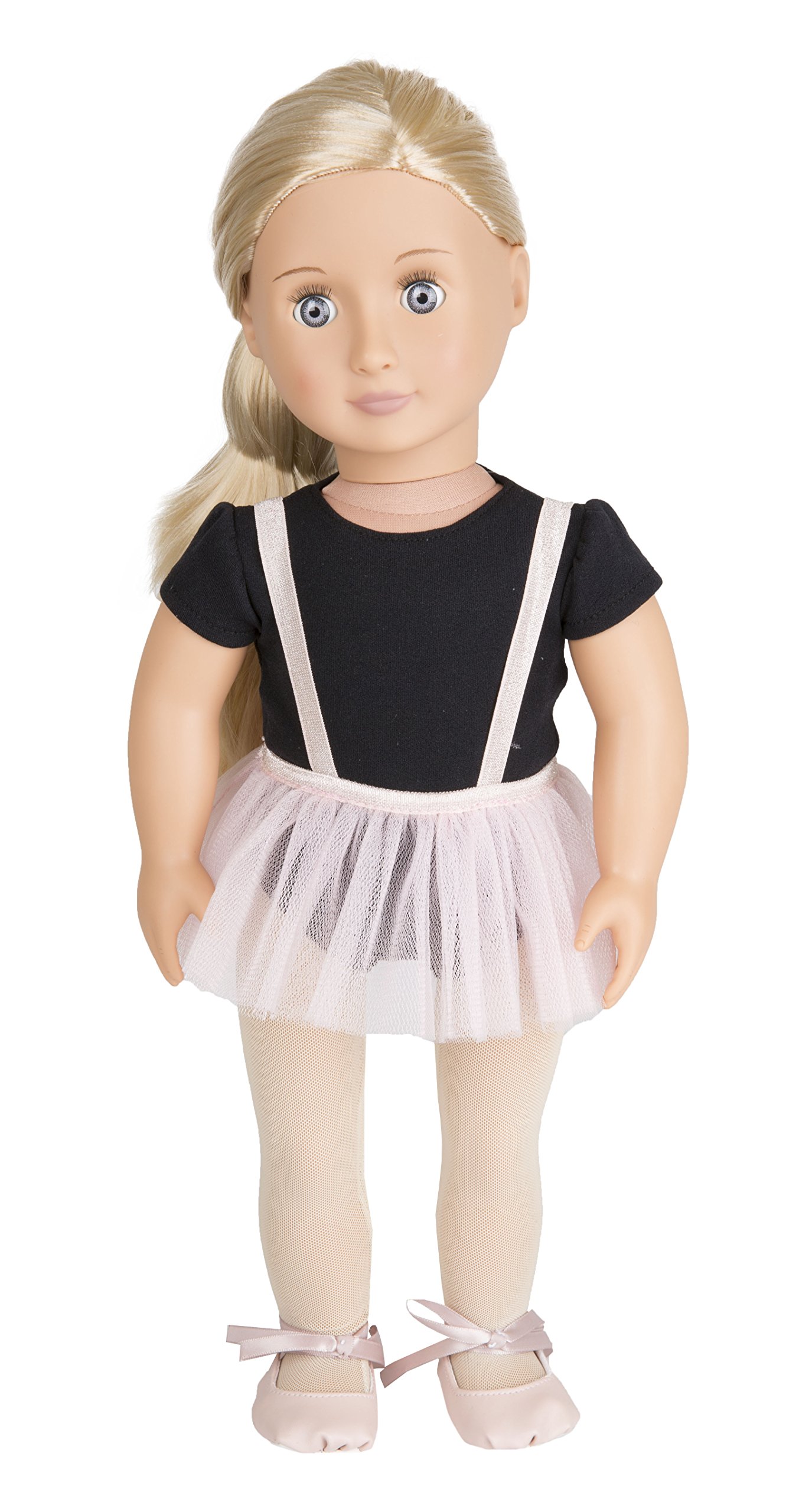 Our Generation – 46 cm Ballerina-Puppe – Blondes Haar & Lila Augen – Ballett Outfit – Rollenspiel – Spielzeug für Kinder ab 3 Jahren – Violet Anna