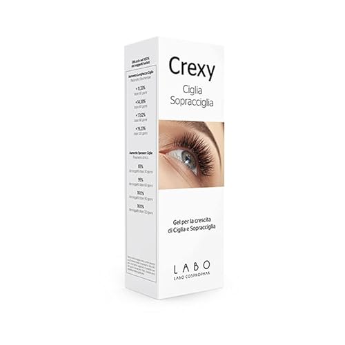 Crexy Wimpern und kurze und dünne Augenbrauen, längeres und dickeres Gel für das Nachwachsen 8 ml