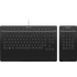 3DX PRO 700091DE - Tastatur, USB, 3D, schwarz, DE