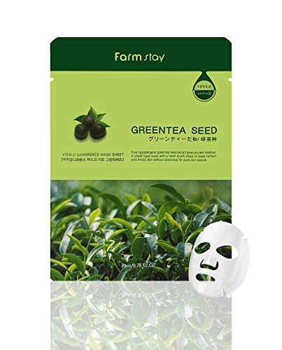 Farm Stay Visible Difference Mask Sheet - Green Tea Seed 10x23ml