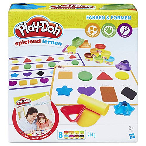 Hasbro Play-Doh - Erste Farben und Formen, Knete für kreatives und fantasievolles Spielen