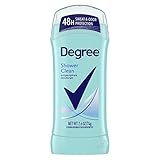 Degree Frauen Anti-Transpirant Deodorant Invisible Solid Twin Pack, Dusche reinigen 2,6 Unzen (3er-Pack)