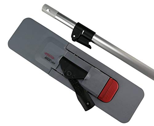 Sprintus Magnetklapphalter Magic Click (50 cm + Teleskopstiel) Bodenwischer mit Stiel Boden Reinigung Profi Wischer