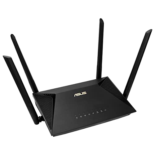 Asus RT-AX53U Home Office Router (WiFi 6 AX1800, Gigabit, Quad-Core CPU, USB, AiProtection)