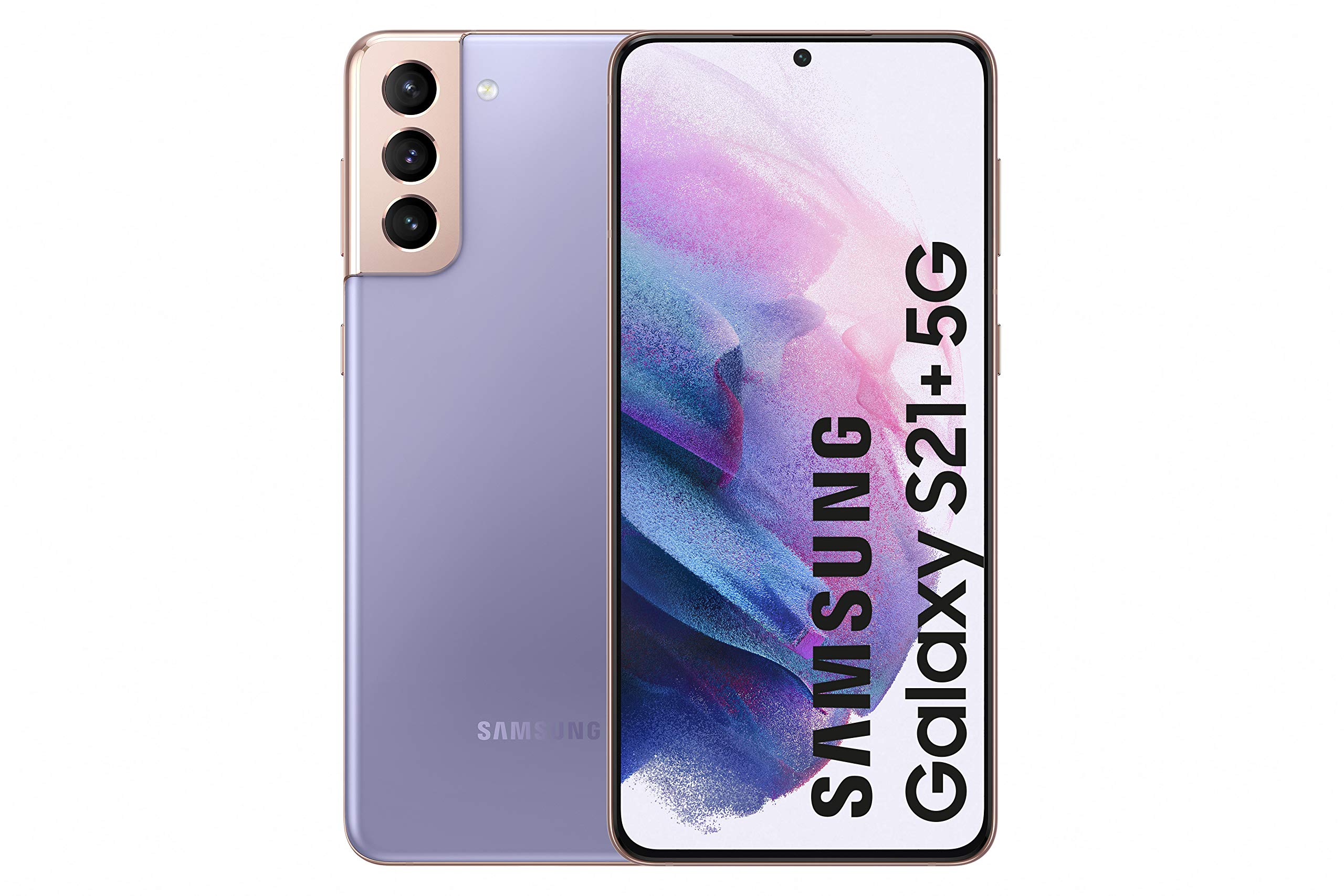 Samsung Galaxy S21+ 5G Smartphone, 128 GB, 8 GB RAM, Dual Sim, Violet (Generalüberholt)