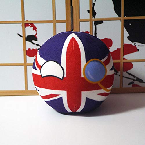 Anime Polandball Gefüllte Puppe Spielzeug, Countryball Plüschtiere Dekokissen, Cartoon Country Ball Sofa Dekoration, Kinder (20Cm)