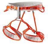 Ocun Neon 3 Orange - Leichter bequemer 3-Schnallen Sport-Klettergurt, Größe M - Farbe Orange