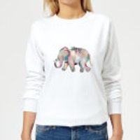Indian Elephant Women's Sweatshirt - White - L - Weiß