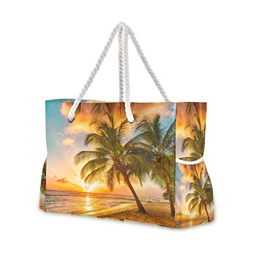 LUNLUMO Barbados Große Einkaufstaschen Strandtasche