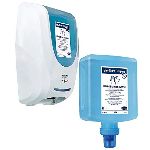 Hartmann Desinfektionsmittel-Spender CleanSafe touchless + 10x1 Liter Sterillium Gel pure