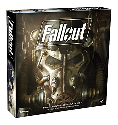 Fantasy Flight Games FFGD0161 Fallout: Das Brettspiel, Merhfarbig, Bunt