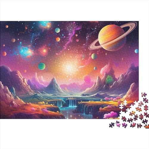 Universum Planet Puzzle 500 Teile Erwachsener, Puzzle 500 Teile, Bwechslungsreiche Puzzle Erwachsene, Puzzle-Geschenk, Familien-Puzzlespiel 500pcs (52x38cm)