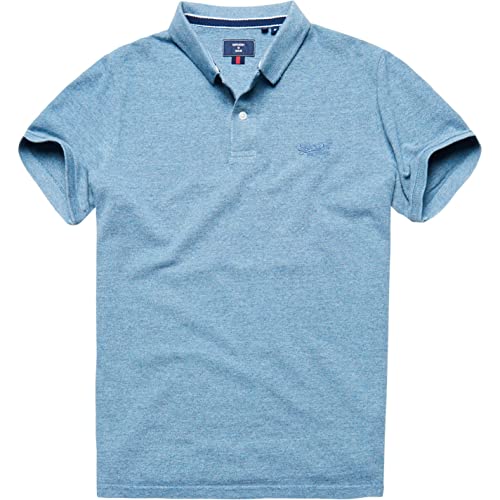 Superdry Classic Polo Shirt Blau - Grösse XXL - Herren - Bekleidung -
