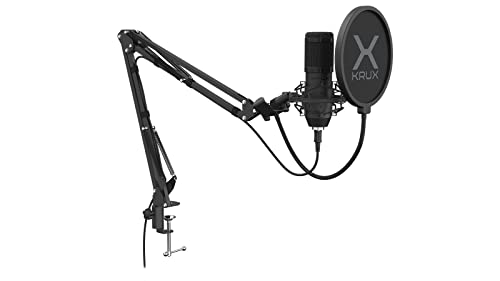 KRUX Edis 1000, USB Microphone, Pop Filtr, Verstellbarer Arm, KRX0109