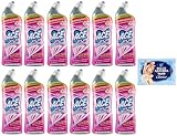 12er-Pack ACE Wc Gel con Candeggina,Toilettenreiniger mit Bleichmittel,700ml + 1er-Pack Kostenlos FELCE AZZURRA Talkumpuder, 100g-Beutel