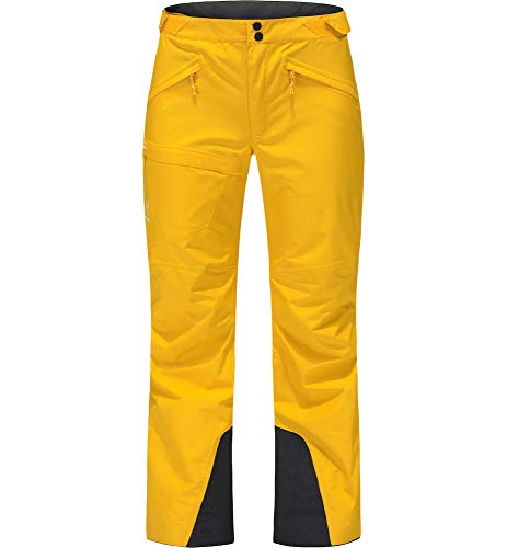 Haglöfs Skihose Frauen Lumi Form Pant wasserdicht, Winddicht, atmungsaktiv Pumpkin Yellow XL XL