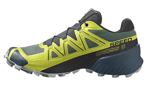 Salomon - Speedcross 5 - Trailrunningschuhe Gr 12 schwarz/grau/gelb