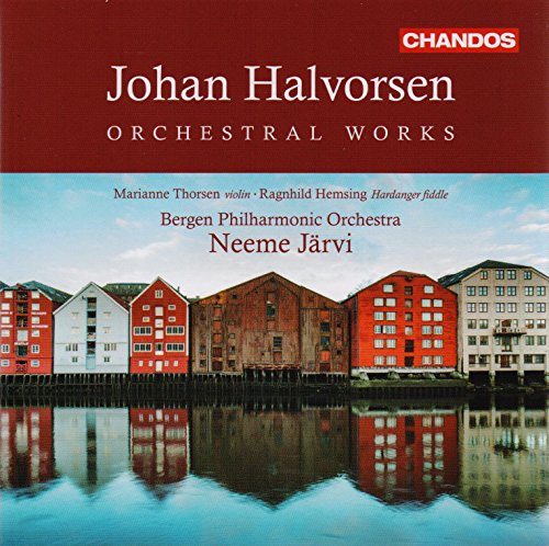HALVORSEN / JARVI / BERGEN PHIL ORCH - ORCHESTRAL WORKS (4 CD)