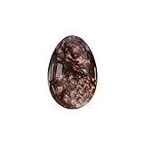 Ungebohrte Yoni-Eier, 45 x 30 mm, natürliches Rosenquarz-Massage-Ei, Obsidian-Kristall-Jade-Eier, Kegel-Übungs-Massageball, Jade-Eier (Color : Rhodonite Eggs)