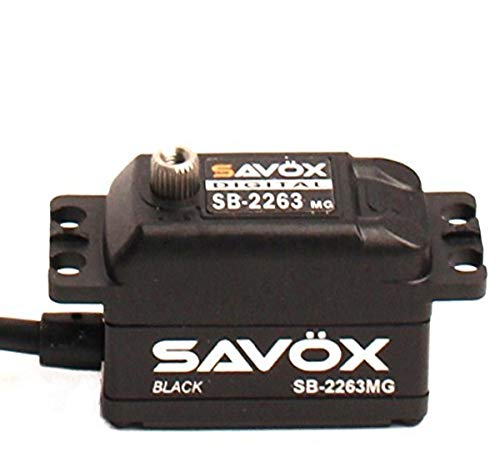 SAVOX 0.076/138.9 schwarz Edition Low Profile 6.0 V Brushless Digital Servo