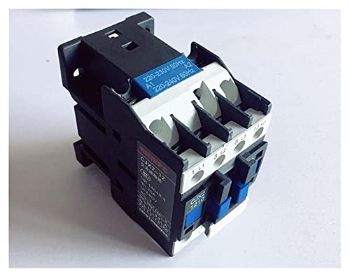 Leistungsschalter AC.Contactors CJX2-1210 12A 3-Phasen NO DIN-Schienenmontage Elektrischer Leistungsschütz 2 4V 36V 110V 220V 380V JITZEGMD (Color : 380v)