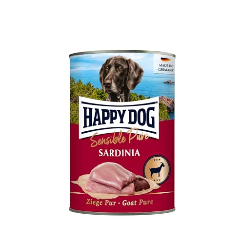 Happy Dog Ziege Pur | 12x 400g Hundenassfutter