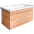 FACKELMANN Waschbeckenunterschrank »Milano«, B x H x T: 100 x 49,5 x 48 cm - braun