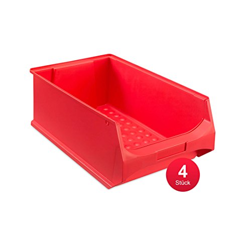 aidB Sichtlagerbox 5.0 - Karton - rot