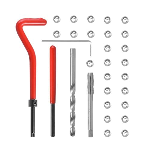 Werkzeugsatz Reparatureinsatz-Set für metrisches Gewinde M5 M6 M8 M10 M12 M14 Auto-Styling-Reparaturwerkzeuge Werkzeugkasten für zu Hause (Color : M6-1.0)