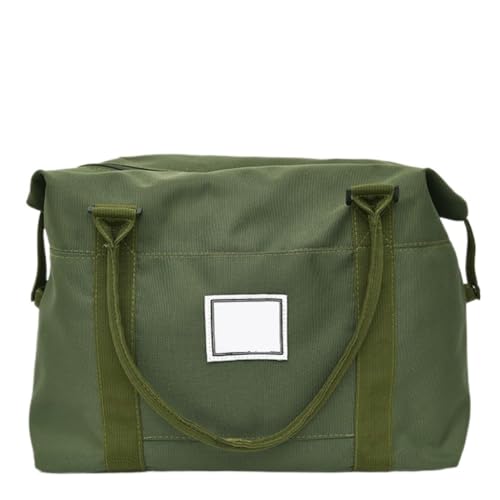 Gymbag Tragbare Aufbewahrungstasche, Turnbeutel, Trolley-Tasche Aus Nylon, Yoga-Tasche Aus Segeltuch, Faltbare Gepäcktasche Sports Bag (Color : Green, Size : A)