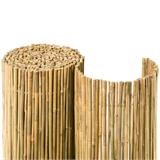 NOOR Bambusmatte Bahia 0,90 x 3,00m I Natürliche Bambus-Sichtschutzmatte mit durchbohrtem Draht für maximale Stabilität I Terrassen- und Balkonwindschutz