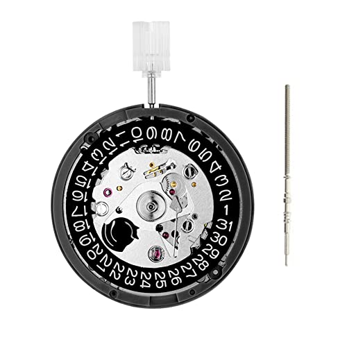 ioannis NH35A 3-stelliges mechanisches Uhrwerk, Datumsfenster, automatische Uhr, Uhrwerk, Ersatz-Set, A, Schwarz , A
